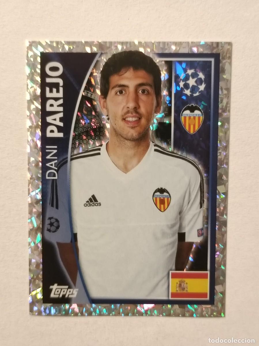 Cromos de F&uacute;tbol: #558 PAREJO (VALENCIA) UEFA CHAMPIONS LEAGUE 2015/2016 TOPPS