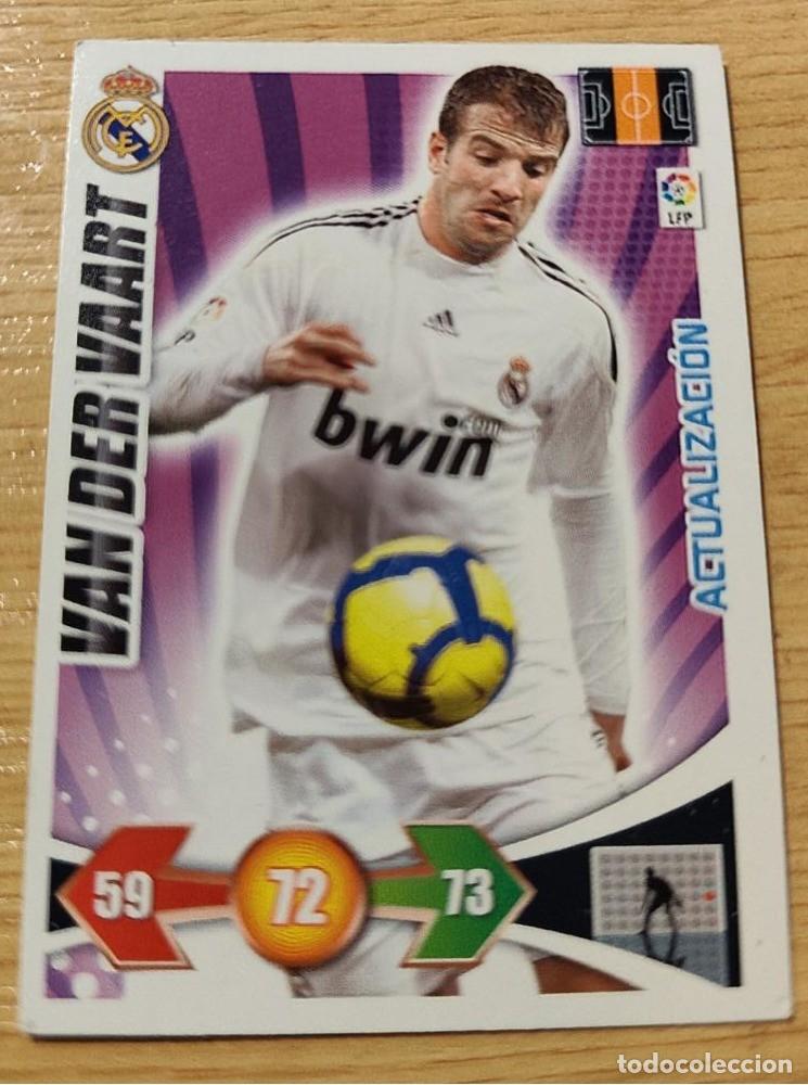 Cromos de F&uacute;tbol: CARD FOOTBALL VAN DER VAART REAL MADRID ACTUALIZACION PANINI LIGA BBVA ADRENALYN 2009 2010 09 10