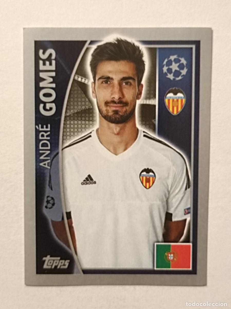 Cromos de F&uacute;tbol: #560 ANDRE GOMES (VALENCIA) UEFA CHAMPIONS LEAGUE 2015/2016 TOPPS
