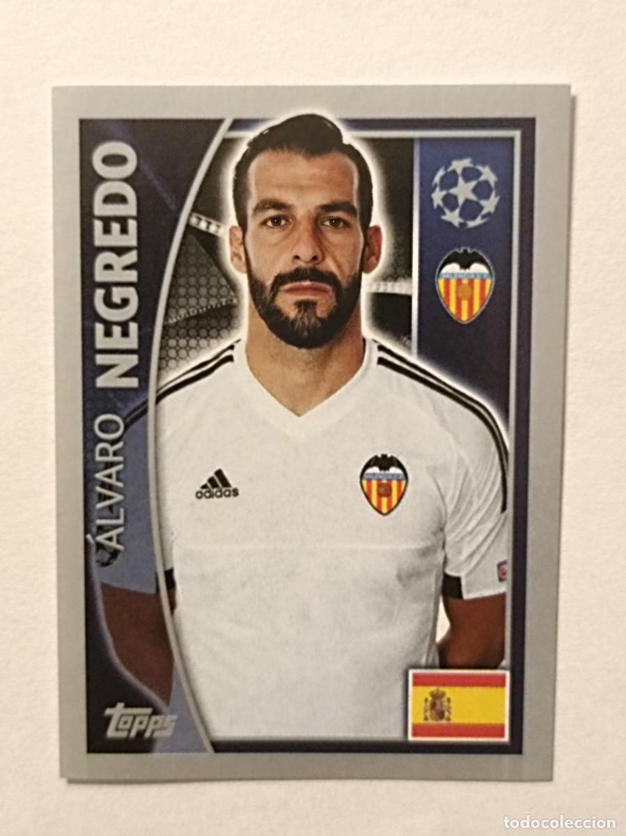 Cromos de F&uacute;tbol: #563 NEGREDO (VALENCIA) UEFA CHAMPIONS LEAGUE 2015/2016 TOPPS