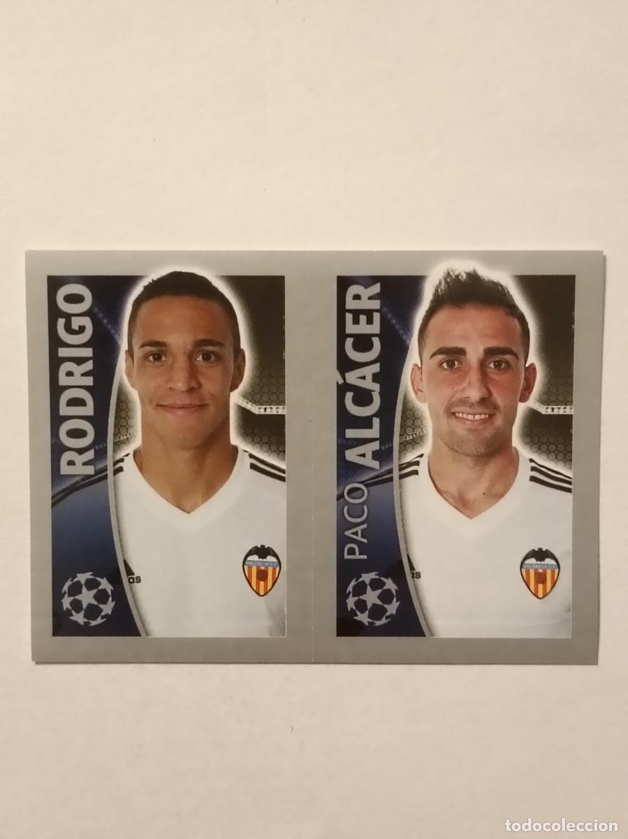 Cromos de F&uacute;tbol: #565 RODRIGO-ALCACER (VALENCIA) UEFA CHAMPIONS LEAGUE 2015/2016 TOPPS