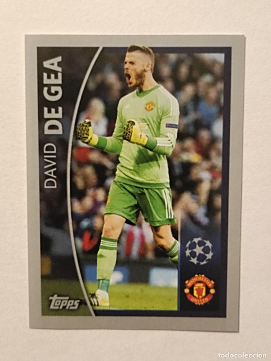 Cromos de F&uacute;tbol: #571 DE GEA (MANCHESTER UNITED) UEFA CHAMPIONS LEAGUE 2015/2016 TOPPS