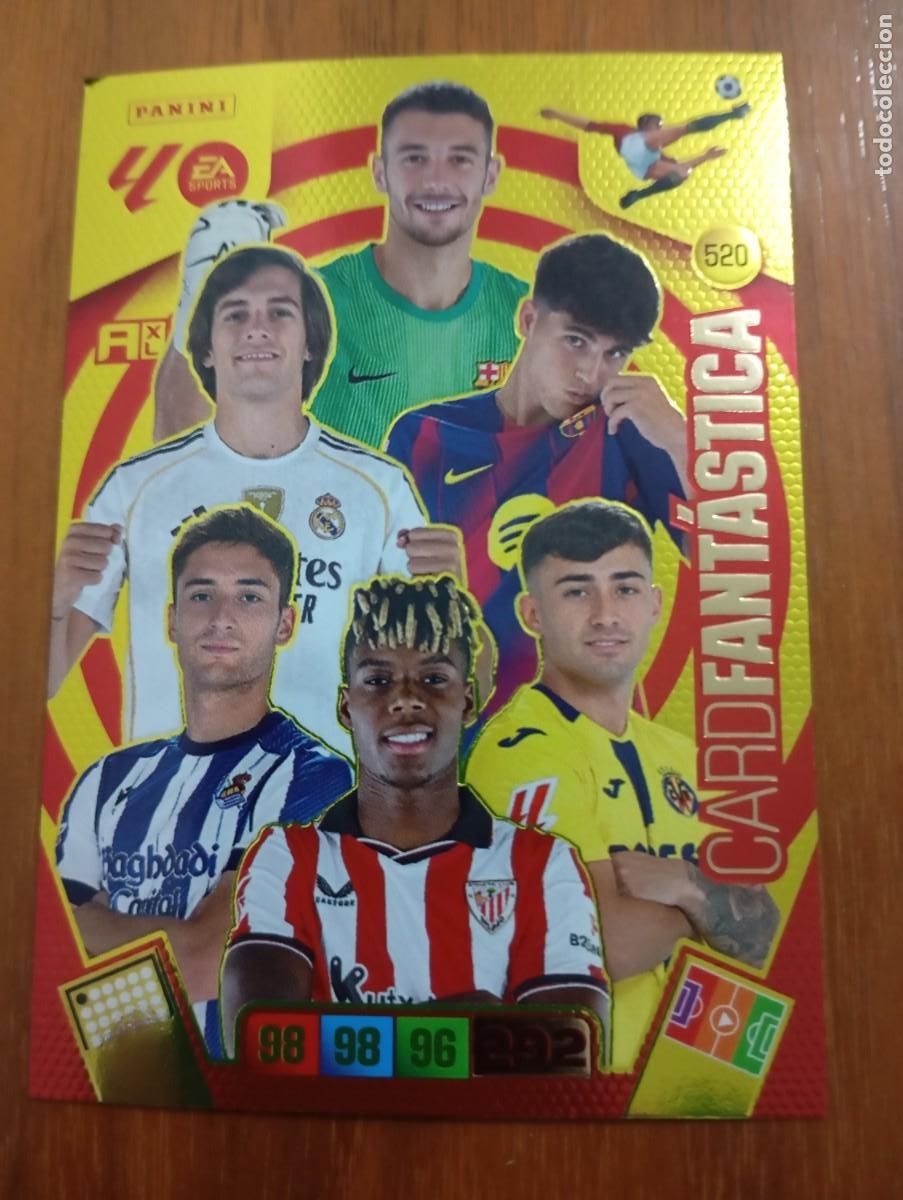 Cromos de F&uacute;tbol: CARD FANTASTICA. 520. ADRENALYN 25 2026. PANINI.