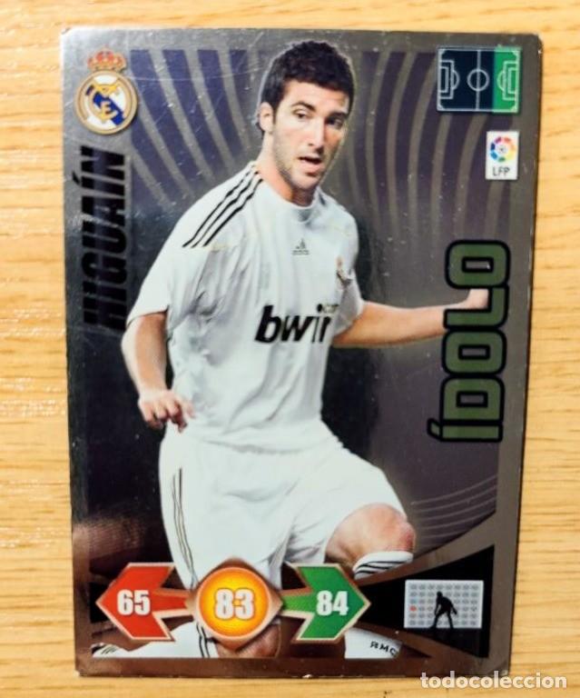 Cromos de F&uacute;tbol: CARD FOOTBALL HIGUAIN REAL MADRID IDOLO ADRENALYN XL LIGA 2009 2010 09 10 PANINI