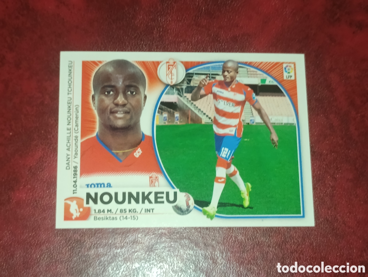 Cromos de F&uacute;tbol: Nounkeu ULTIMOS FICHAJES 53 GRANADA LIGA ESTE 2014 2015 14 15