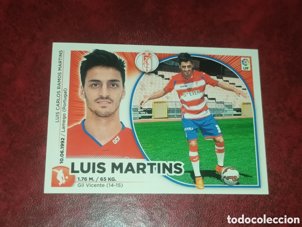 Cromos de F&uacute;tbol: 19 LUIS MARTINS GRANADA CROMO FUTBOL PANINI LIGA 2014-2015 EDICIONES ESTE 14-15