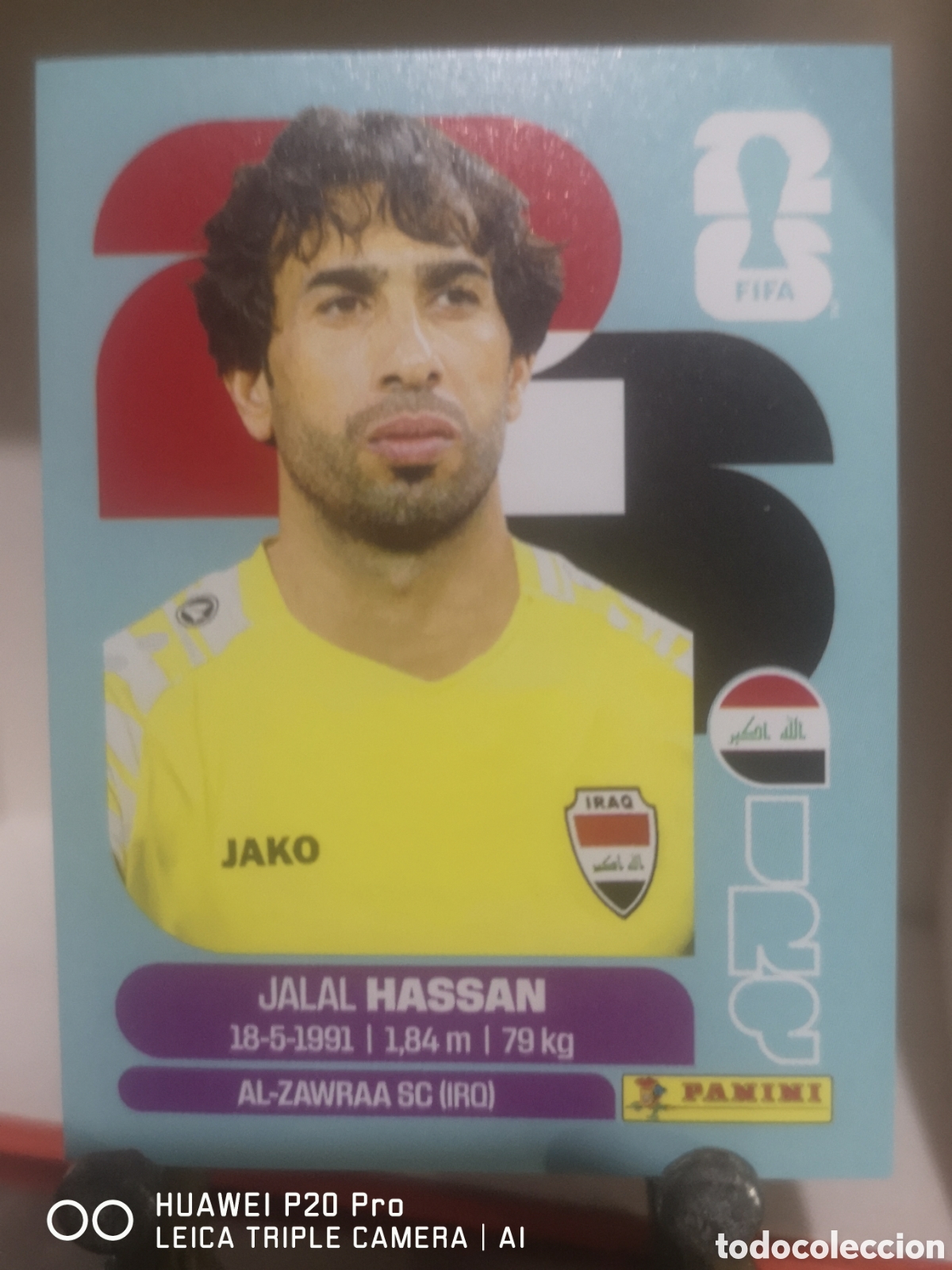 Cromos de F&uacute;tbol: FIFA WORLD CUP MUNDIAL 2026 JALAL HASSAN - IRQ 2