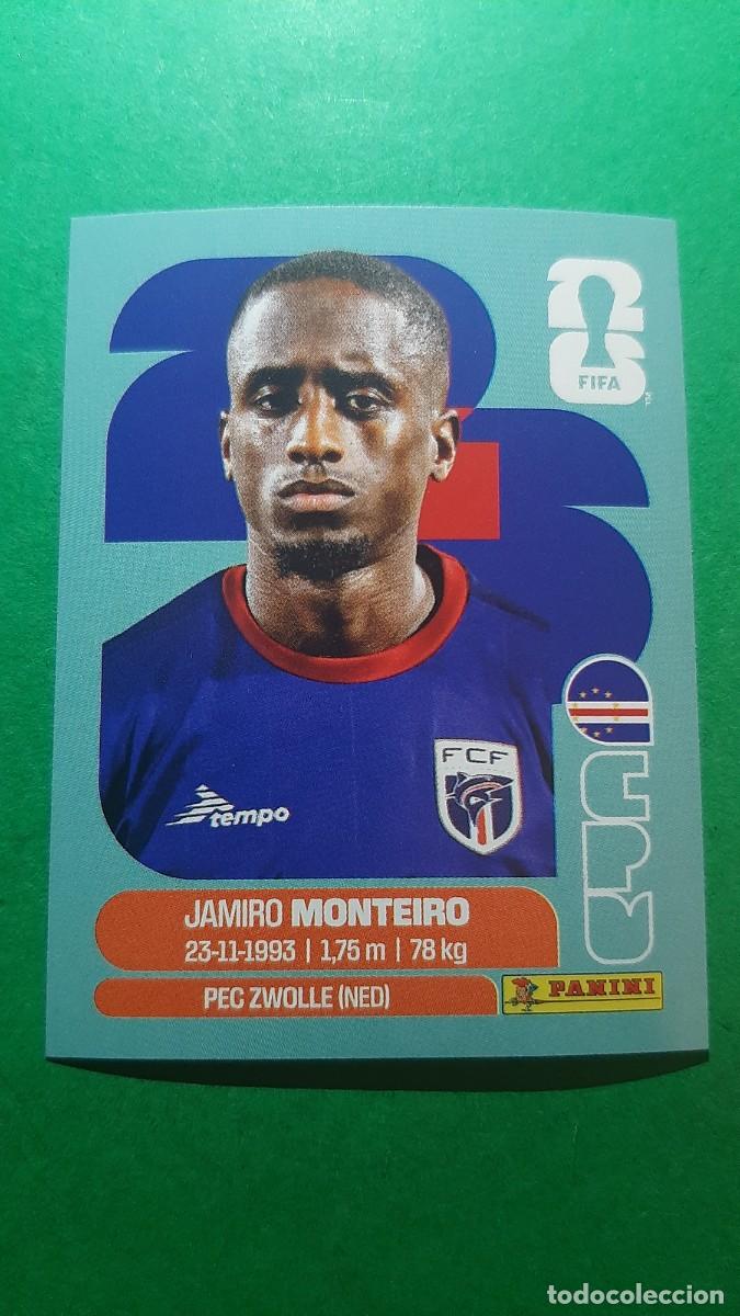 Cromos de F&uacute;tbol: (CPV 12 CPV12)(CABO VERDE) JAMIRO MONTEIRO MUNDIAL F&Uacute;TBOL 2026 PANINI