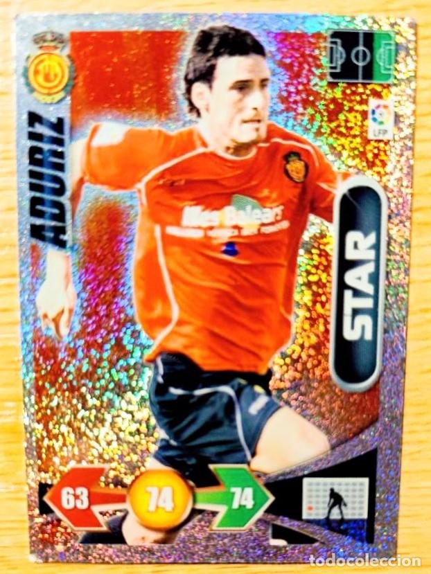 Cromos de F&uacute;tbol: CARD FOOTBALL ADURIZ STAR MALLORCA ADRENALYN 2009 2010 / 09 10 PANINI BRILLANTINA