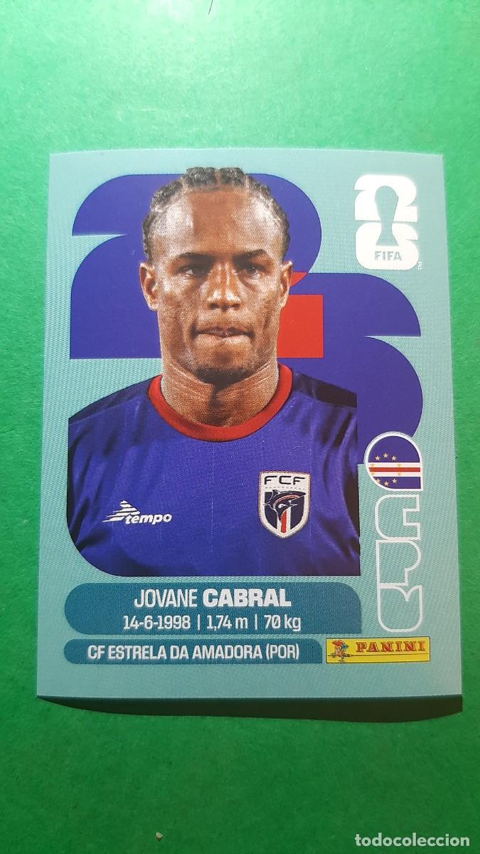 Cromos de F&uacute;tbol: (CPV 16 CPV16)(CABO VERDE) JOVANE CABRAL MUNDIAL F&Uacute;TBOL 2026 PANINI