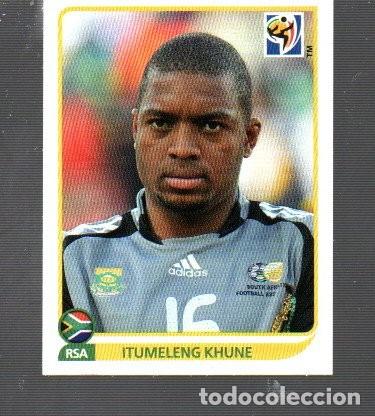 Cromos de F&uacute;tbol: CROMO DE FUTBOL FIFA SOUTH AFRICA 2010 N&ordm; 32 ITUMELENG KHUNE DE RSA DE PANINI
