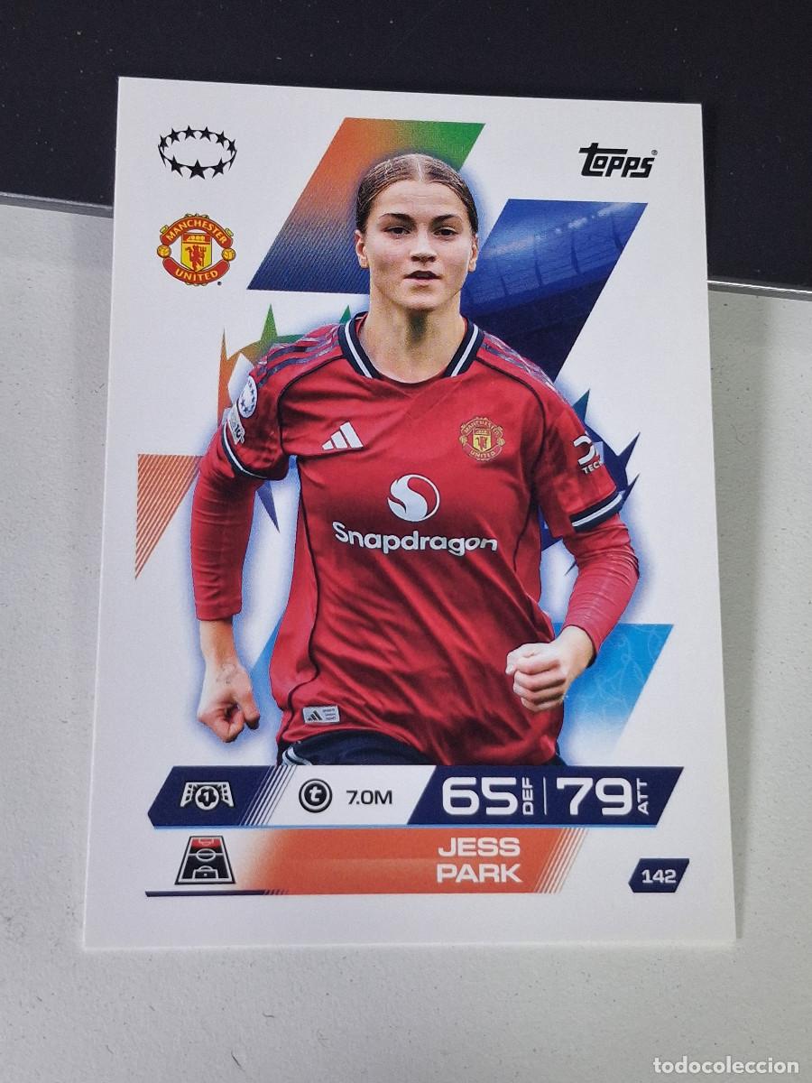 Cromos de F&uacute;tbol: A14 142 JESS PARK MANCHESTER UNITED MATCH ATTAX CHAMPIONS LEAGUE 2025-26 EXTRA TOPPS
