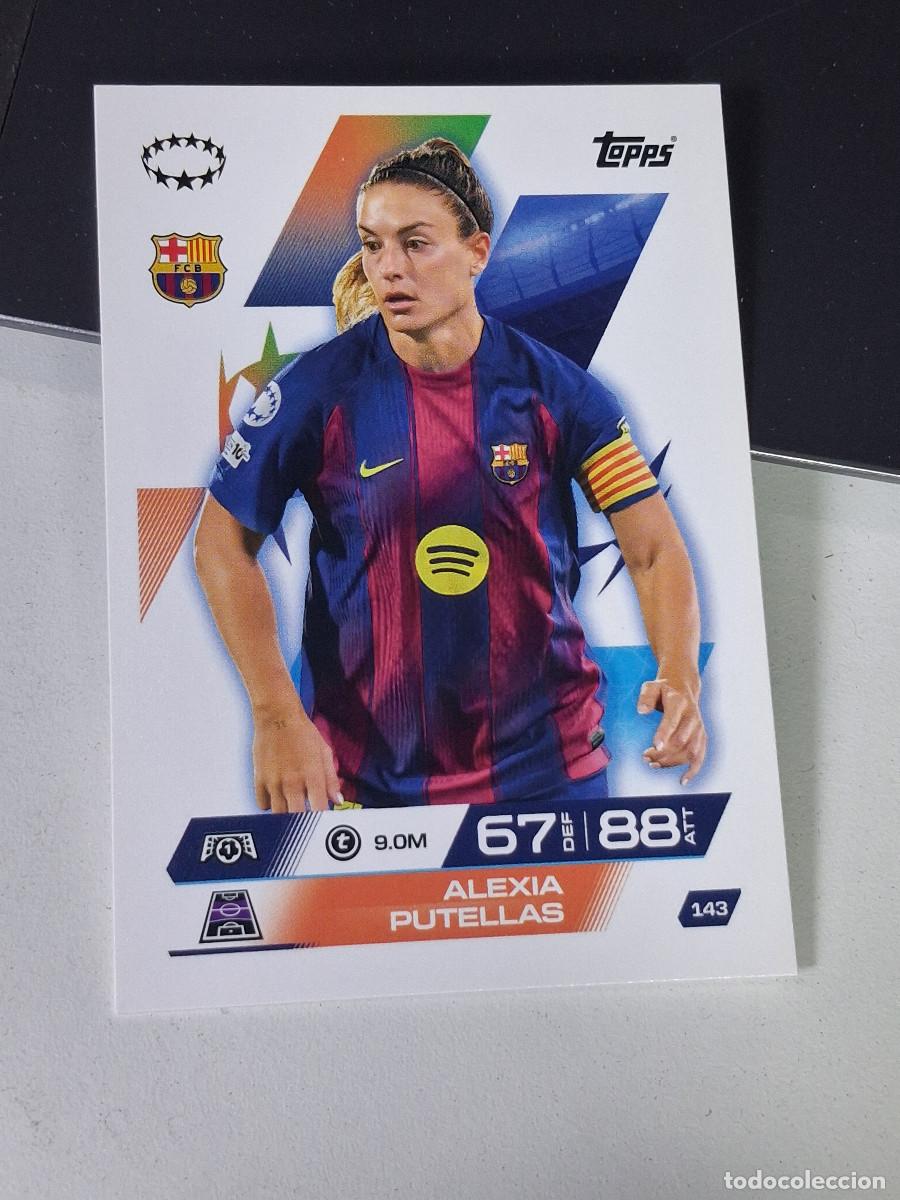 Cromos de F&uacute;tbol: A14 143 ALEXIA PUTELLAS BARCELONA BAR&Ccedil;A MATCH ATTAX CHAMPIONS LEAGUE 2025-26 EXTRA TOPPS