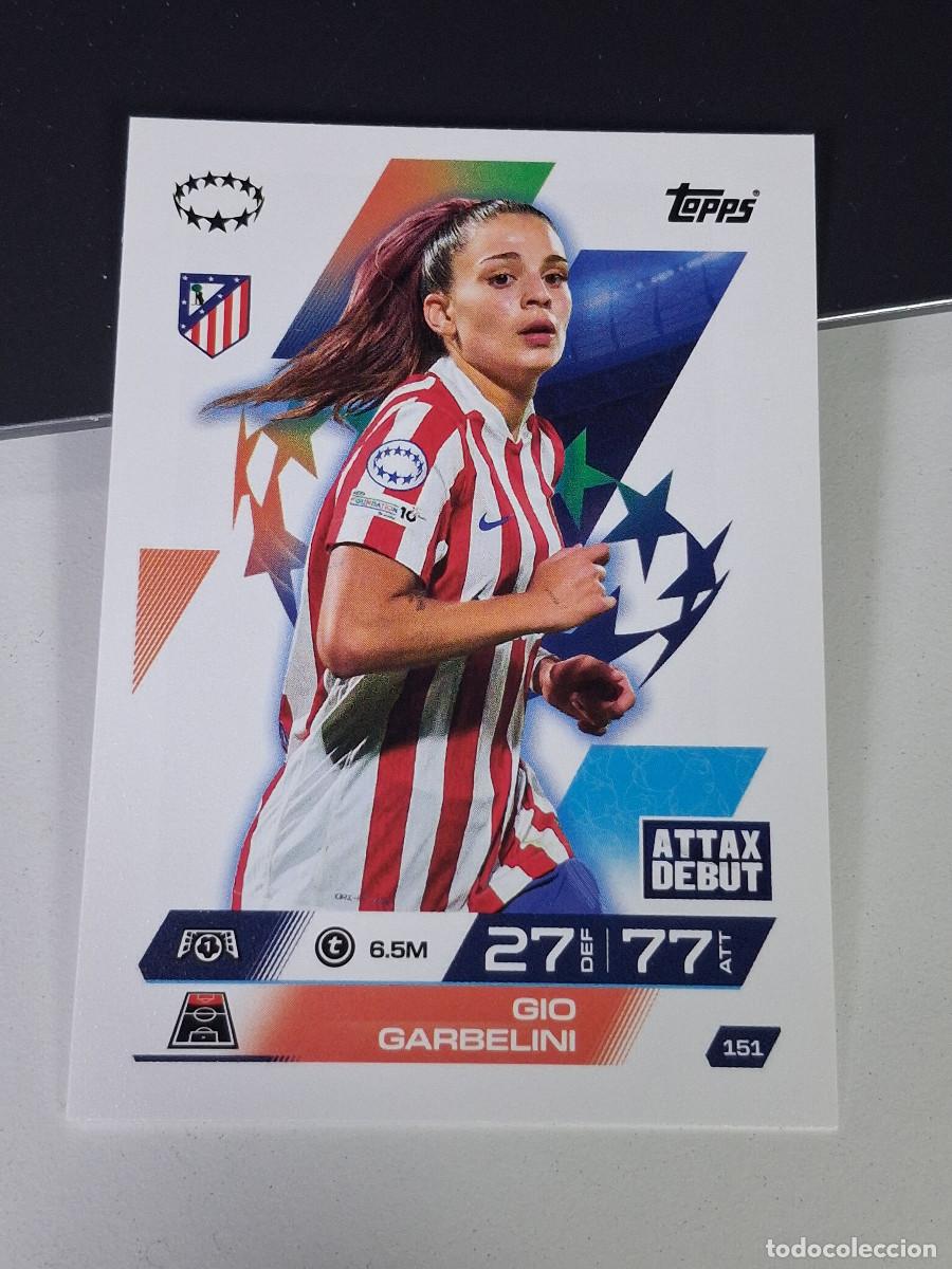 Cromos de F&uacute;tbol: A14 151 GIO GARBELINI ATL&Eacute;TICO MADRID MATCH ATTAX CHAMPIONS LEAGUE 2025-26 EXTRA TOPPS