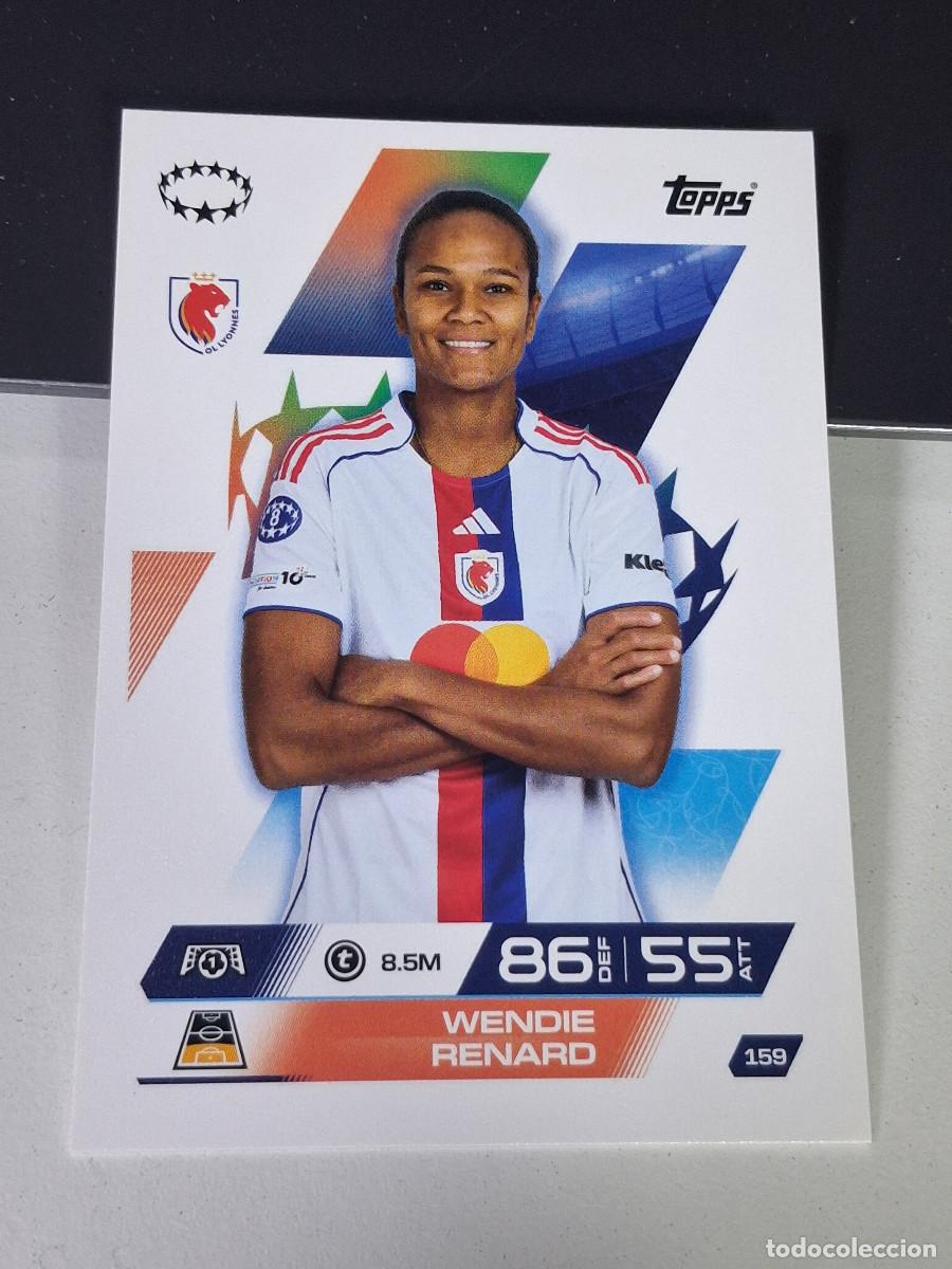 Cromos de F&uacute;tbol: A14 159 WENDIE RENARD OLYMPIQUE LYON MATCH ATTAX CHAMPIONS LEAGUE 2025-26 EXTRA TOPPS