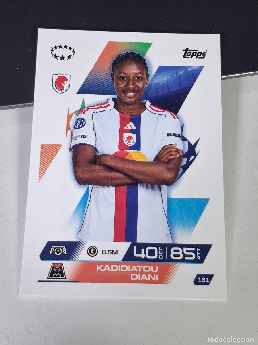 Cromos de F&uacute;tbol: A14 161 KADIDIATOU DIANI OLYMPIQUE LYON MATCH ATTAX CHAMPIONS LEAGUE 2025-26 EXTRA TOPPS