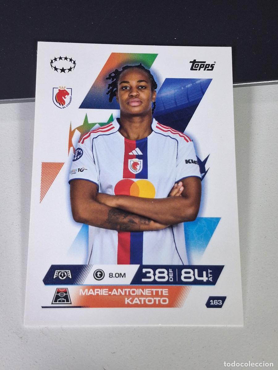Cromos de F&uacute;tbol: A14 163 MARIE KATOTO OLYMPIQUE LYON MATCH ATTAX CHAMPIONS LEAGUE 2025-26 EXTRA TOPPS