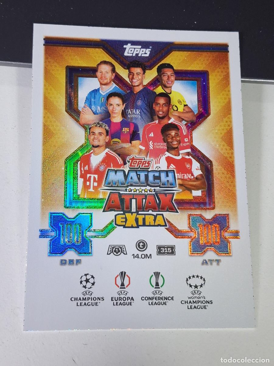 Cromos de F&uacute;tbol: A14 CARTA DE PRESENTACI&Oacute;N MATCH ATTAX CHAMPIONS LEAGUE 2025-26 EXTRA TOPPS
