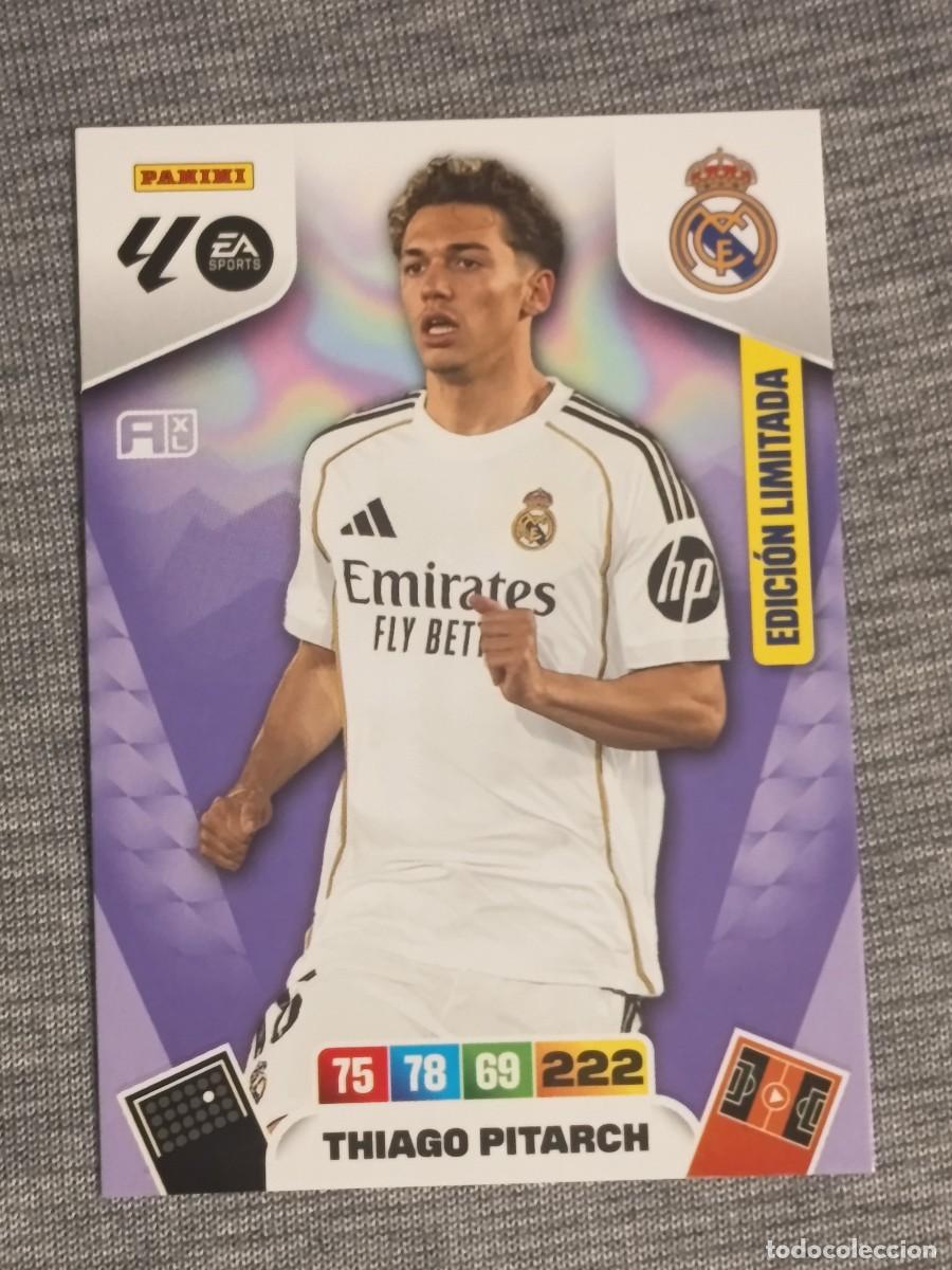 Cromos de F&uacute;tbol: Adrenalyn XL 2025 2026 25 26 Card THIAGO PITARCH EDICION LIMITADA REAL MADRID nuevo