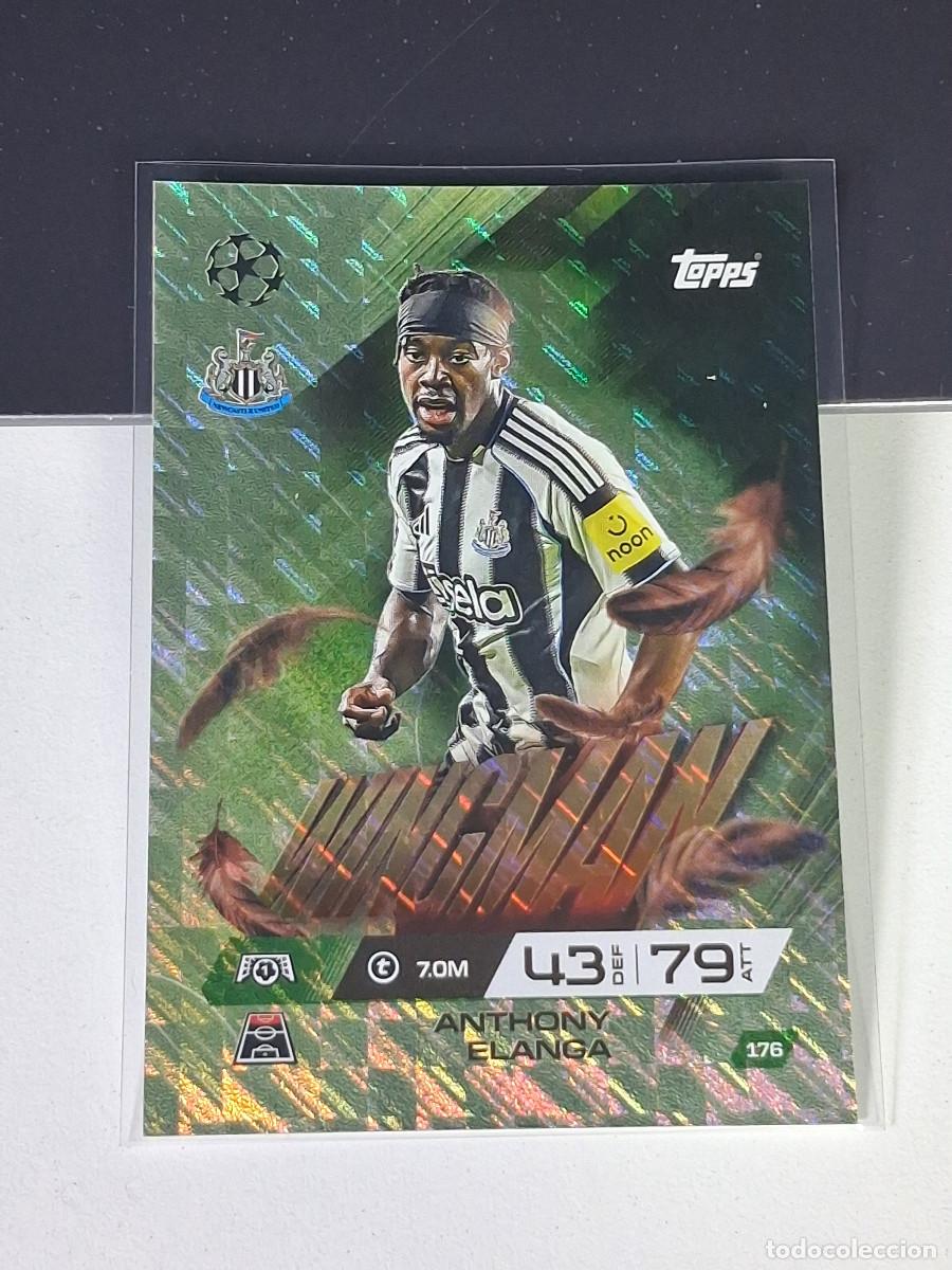 Cromos de F&uacute;tbol: A15 176 ANTHONY ELANGA NEWCASTLE WINGMAN MATCH ATTAX EXTRA 2025 2026 25 26 TOPPS