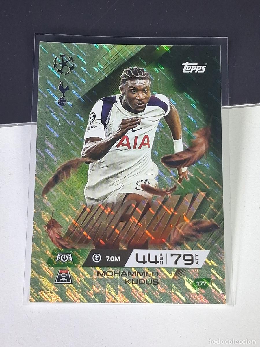 Cromos de F&uacute;tbol: A15 177 MOHAMMED KUDUS TOTTENHAM WINGMAN MATCH ATTAX EXTRA 2025 2026 25 26 TOPPS