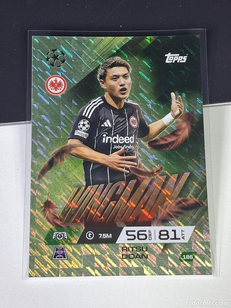 Cromos de F&uacute;tbol: A15 186 RITSU DOAN EINTRACHT FRANKFURT WINGMAN MATCH ATTAX CHAMPIONS LEAGUE 2025-26 EXTRA TOPPS