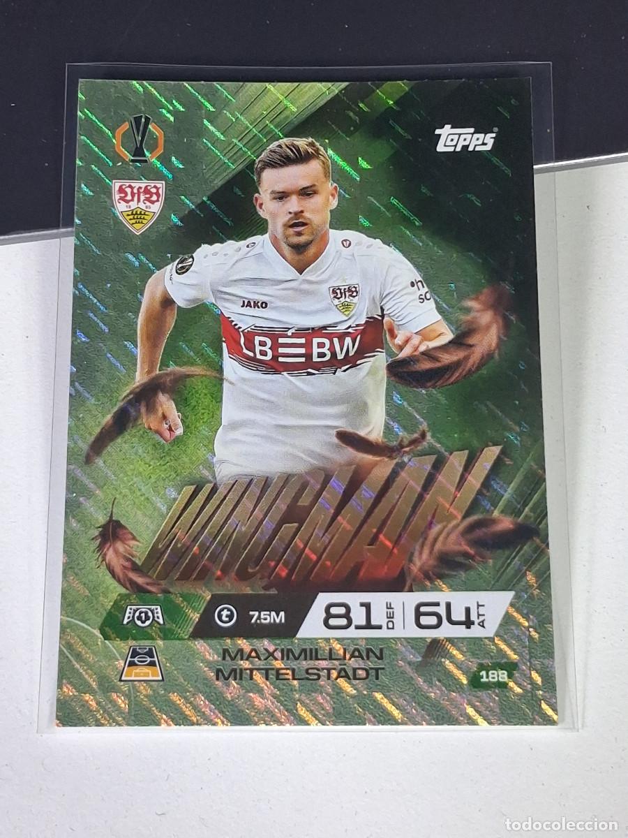 Cromos de F&uacute;tbol: A15 188 MAXIMILLIAN MITTELSTADT STUTTGART WINGMAN MATCH ATTAX CHAMPIONS LEAGUE 2025-26 EXTRA TOPPS