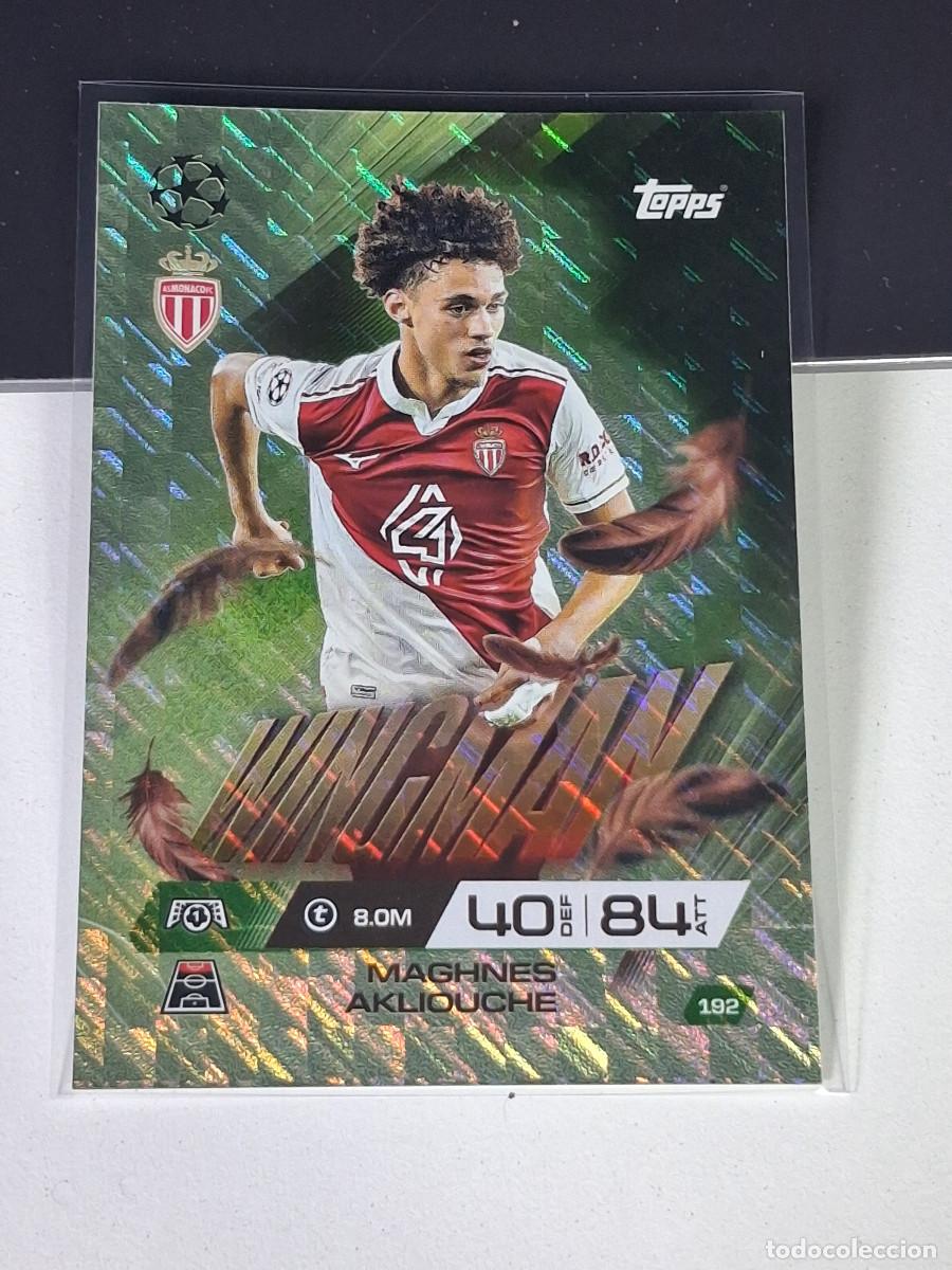 Cromos de F&uacute;tbol: A15 192 MAGHNES AKLIOUCHE MONACO WINGMAN MATCH ATTAX CHAMPIONS LEAGUE 2025-26 EXTRA TOPPS