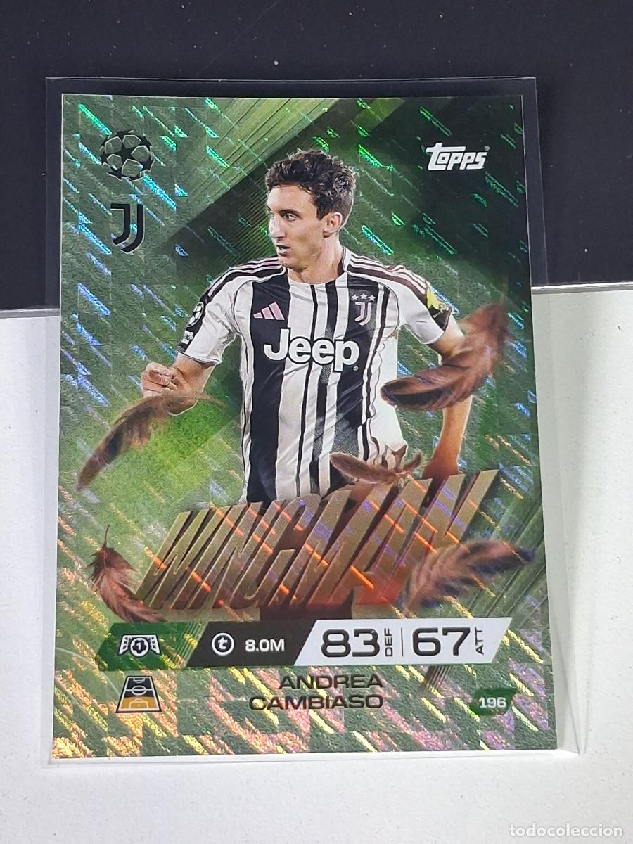 Cromos de F&uacute;tbol: A15 196 ANDREA CAMBIASO JUVENTUS WINGMAN MATCH ATTAX CHAMPIONS LEAGUE 2025-26 EXTRA TOPPS