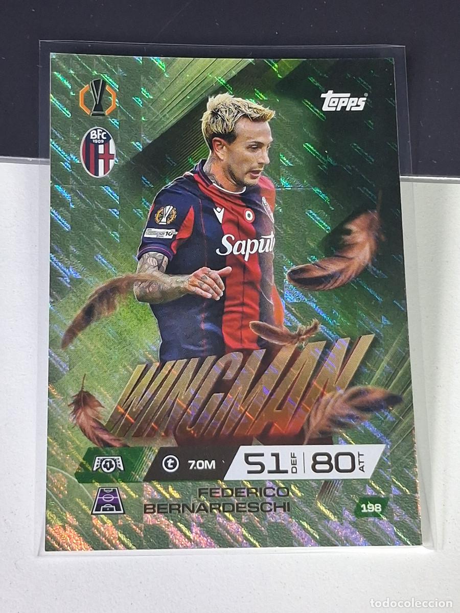 Cromos de F&uacute;tbol: A15 198 FEDERICO BERNARDESCHI BOLOGNA WINGMAN MATCH ATTAX CHAMPIONS LEAGUE 2025-26 EXTRA TOPPS