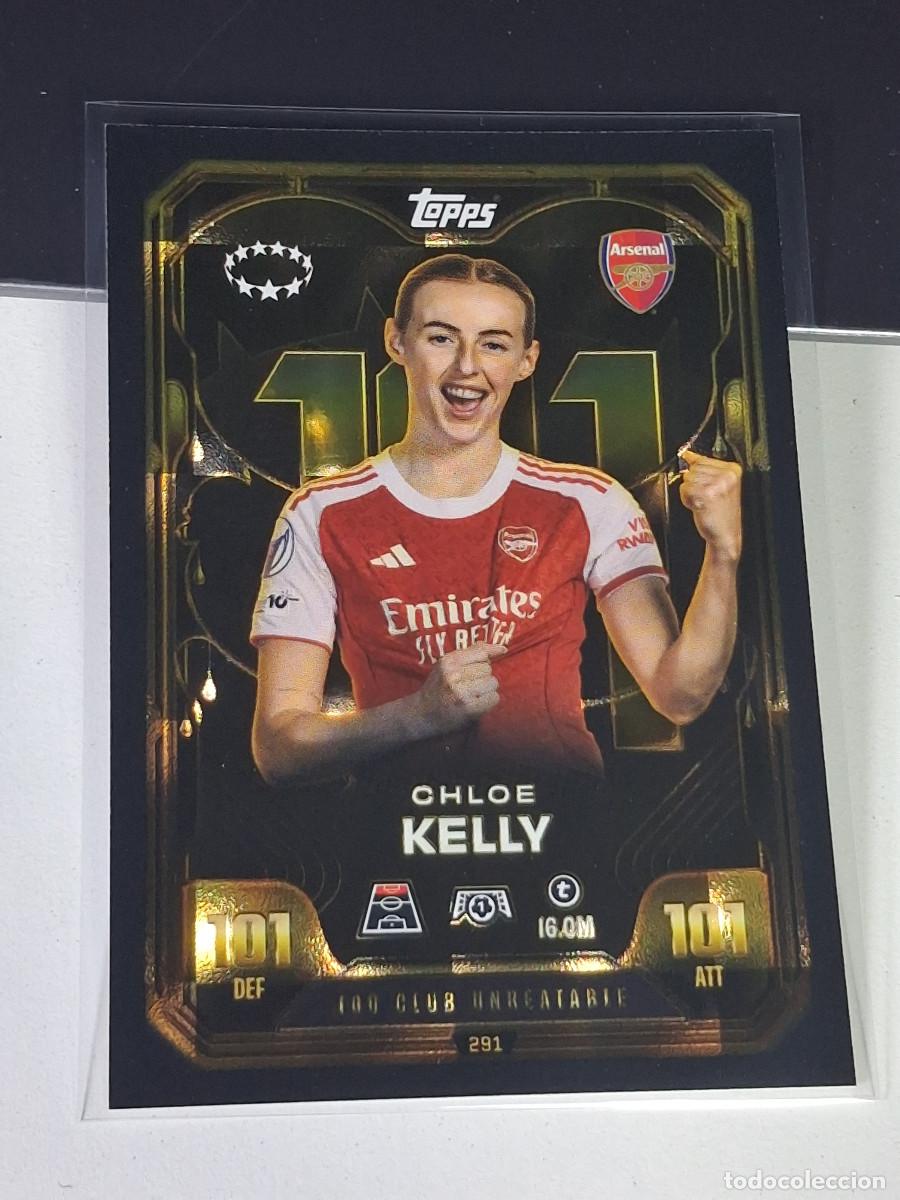 Cromos de F&uacute;tbol: A15 291 CHLOE KELLY ARSENAL 100 CLUB MATCH ATTAX CHAMPIONS LEAGUE 2025-26 EXTRA TOPPS