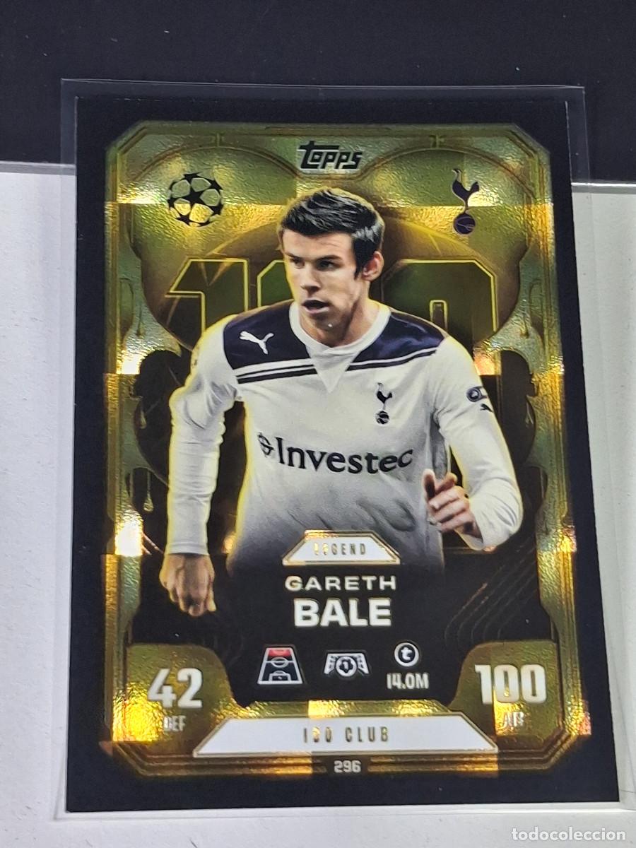 Cromos de F&uacute;tbol: A15 296 GARETH BALE TOTTENHAM HOTSPUR 100 CLUB MATCH ATTAX CHAMPIONS LEAGUE 2025-26 EXTRA TOPPS