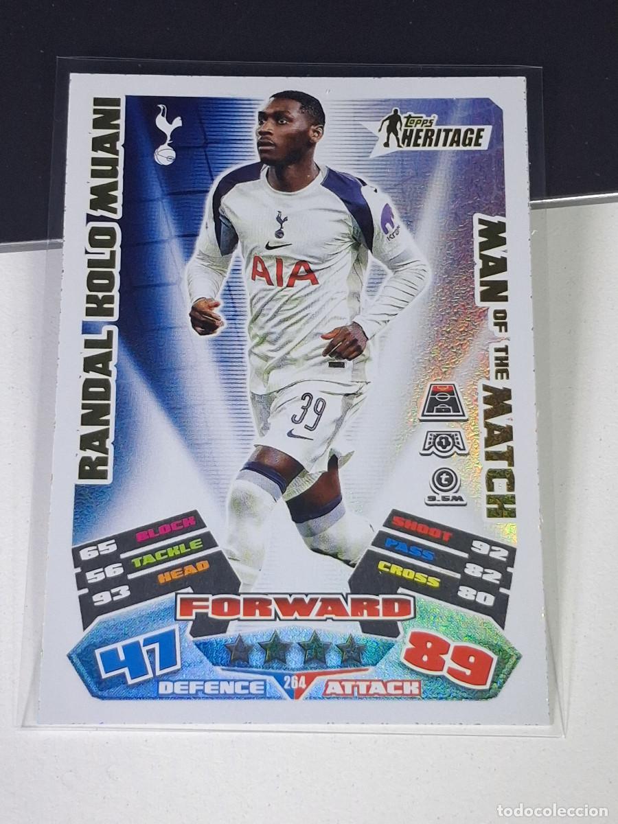 Cromos de F&uacute;tbol: A15 264 KOLO MUANI TOTTENHAM HOTSPUR HERITAGE MAN O MATCH ATTAX CHAMPIONS LEAGUE 2025-26 EXTRA TOPPS