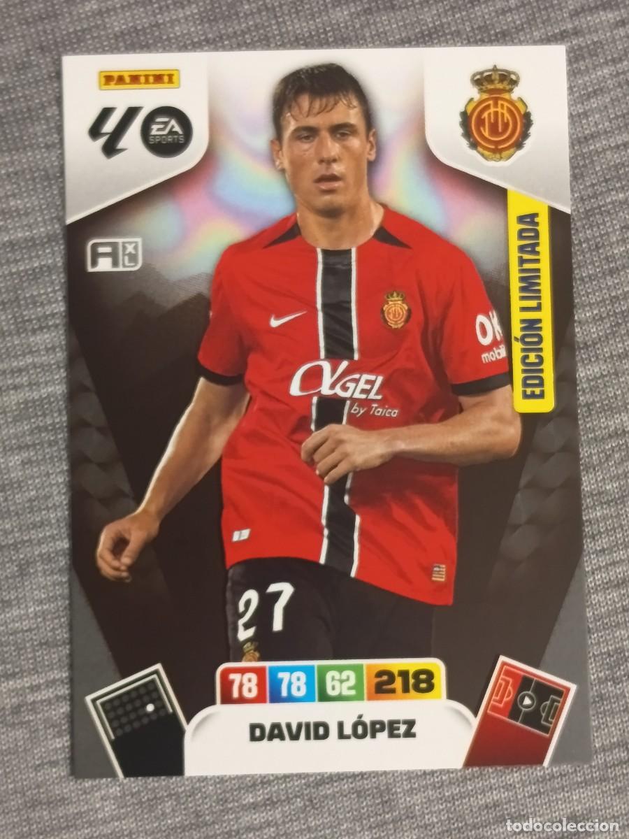 Cromos de F&uacute;tbol: Adrenalyn XL 2025 2026 25 26 Card DAVID LOPEZ EDICION LIMITADA MALLORCA nuevo
