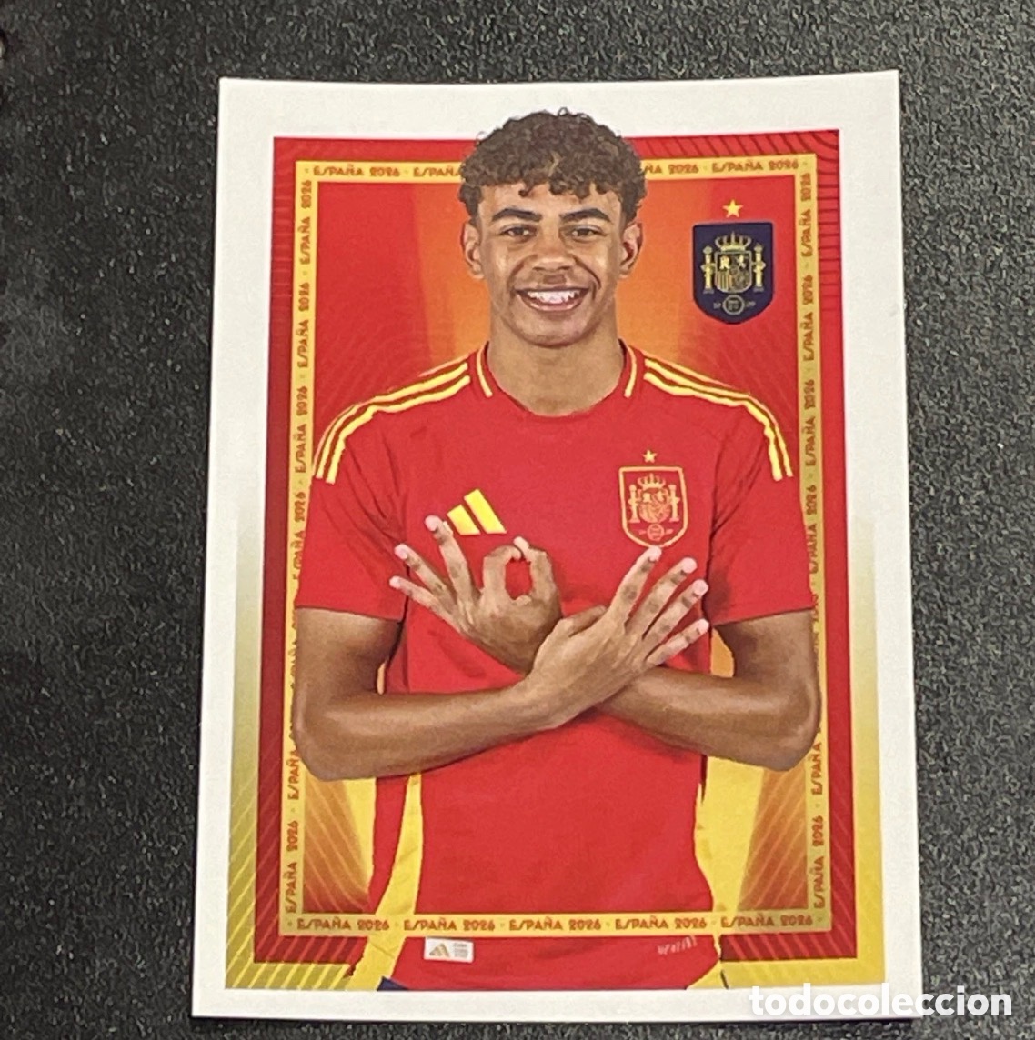 Cromos de F&uacute;tbol: Panini Carrefour Mundial Espa&ntilde;a 2026 n&uacute;mero 49 Lamine Yamal