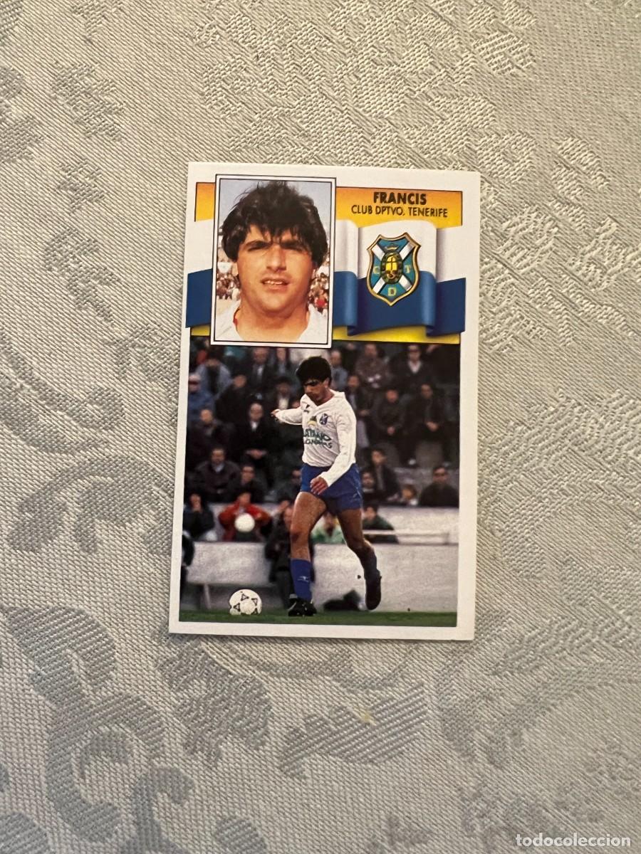 Cromos de F&uacute;tbol: FRANCIS TENERIFE NUEVO EDICIONES ESTE 1990/91 90-91