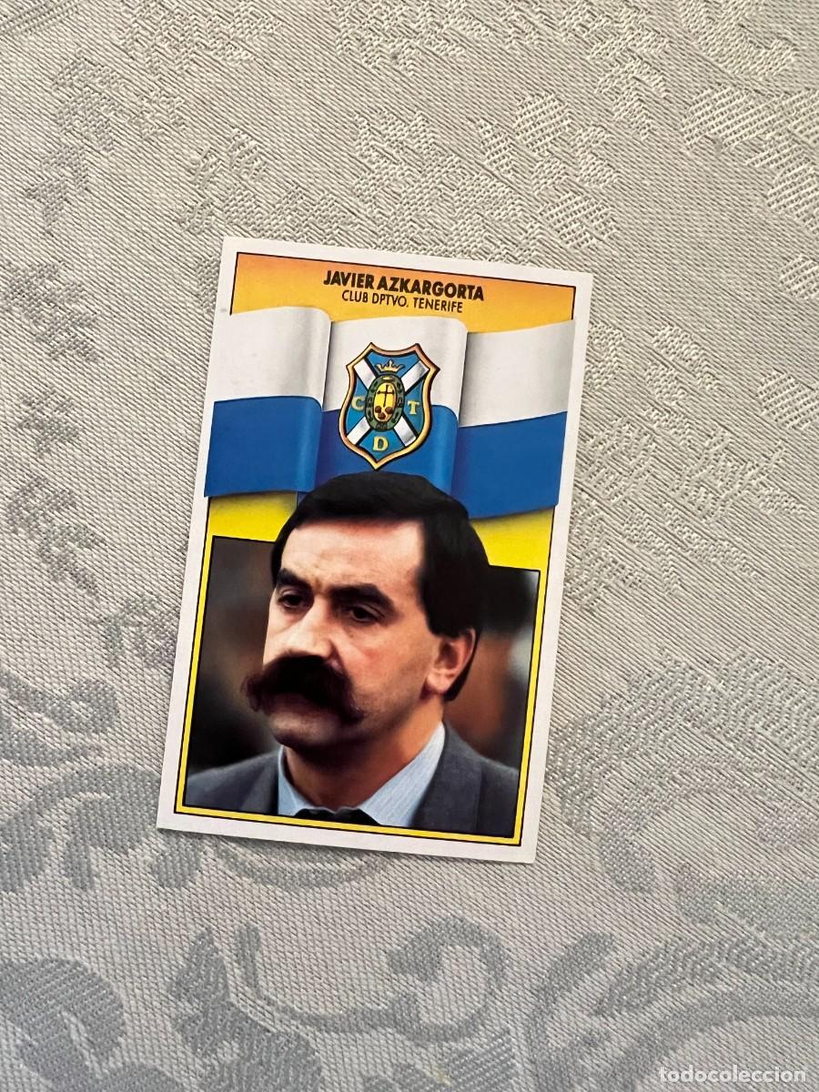 Cromos de F&uacute;tbol: AZKARGORTA TENERIFE NUEVO EDICIONES ESTE 1990/91 90-91