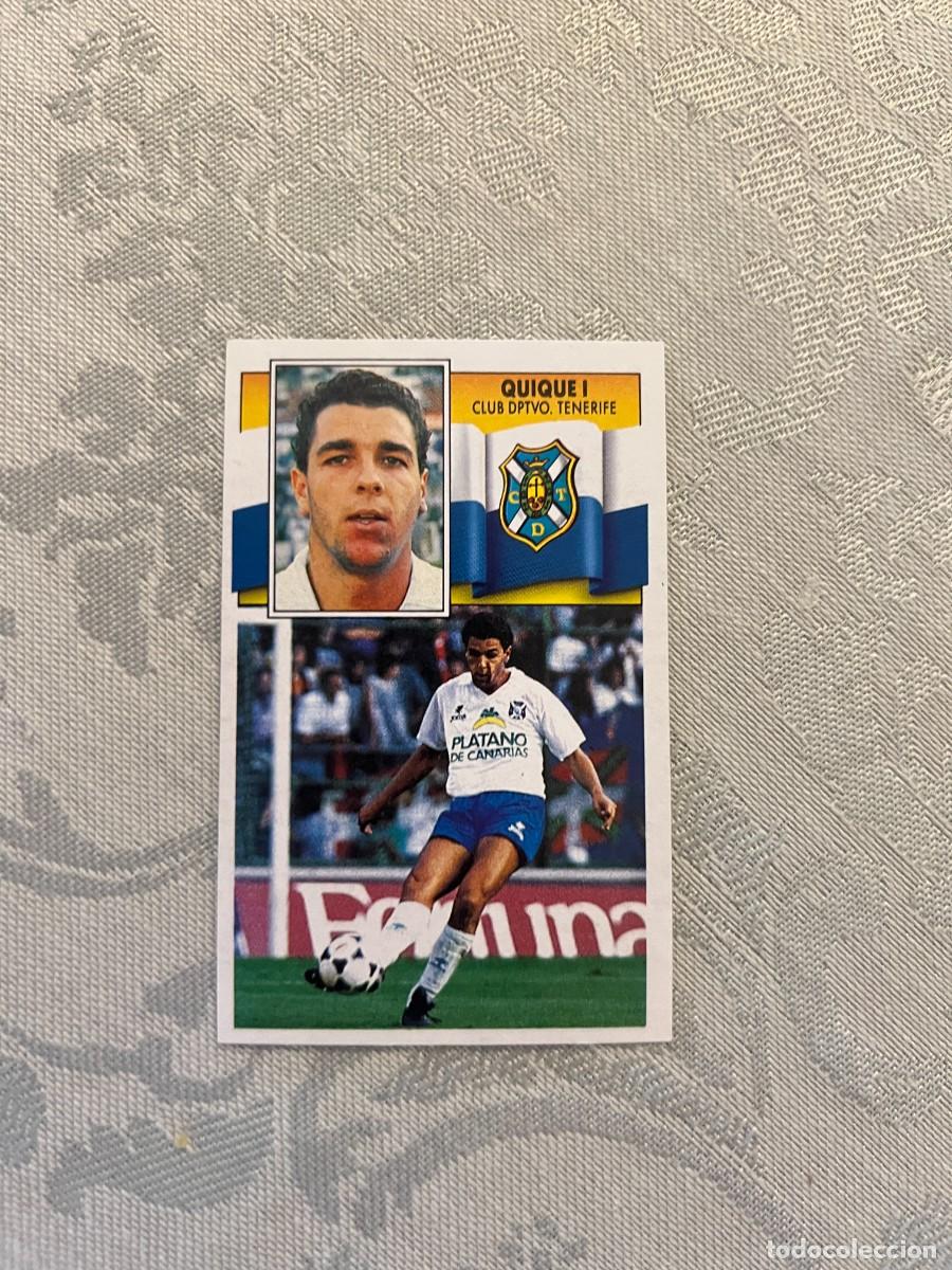 Cromos de F&uacute;tbol: QUIQUE I TENERIFE NUEVO EDICIONES ESTE 1990/91 90-91