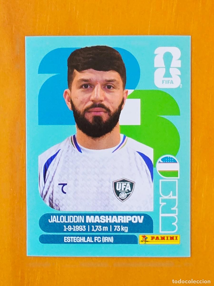 Cromos de F&uacute;tbol: UZB 18 Jaloliddin Masharipov, Uzbekist&aacute;n, Panini FIFA World Cup Mundial 2026 Sticker