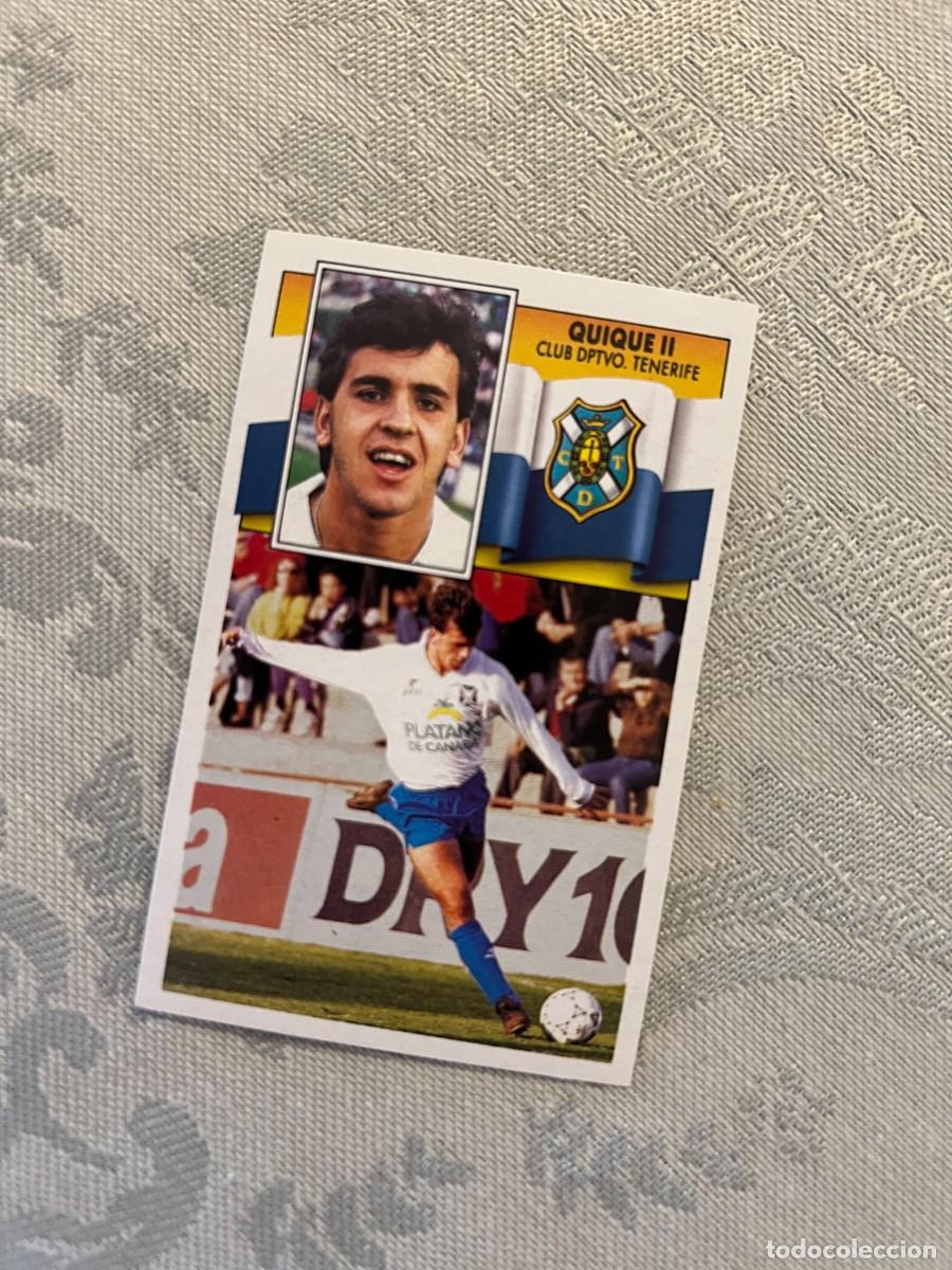 Cromos de F&uacute;tbol: QUIQUE II ESTEBARANZ TENERIFE NUEVO EDICIONES ESTE 1990/91 90-91