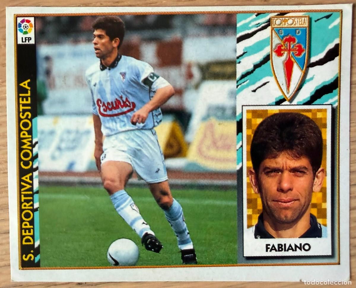 Cromos de F&uacute;tbol: FABIANO COMPOSTELA 97 98 1997 1998 LIGA EDICIONES ESTE RECORTADO STICKER