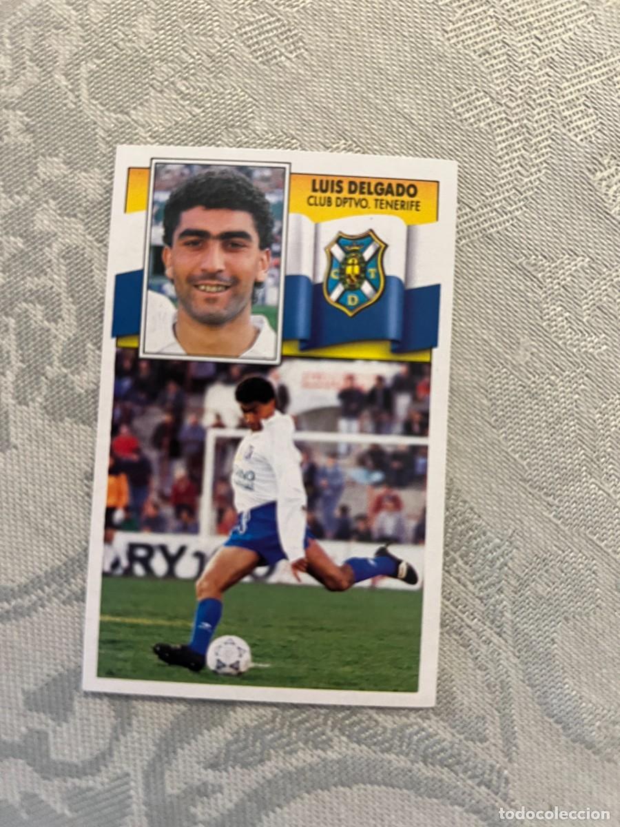 Cromos de F&uacute;tbol: LUIS DELGADO TENERIFE NUEVO EDICIONES ESTE 1990/91 90-91