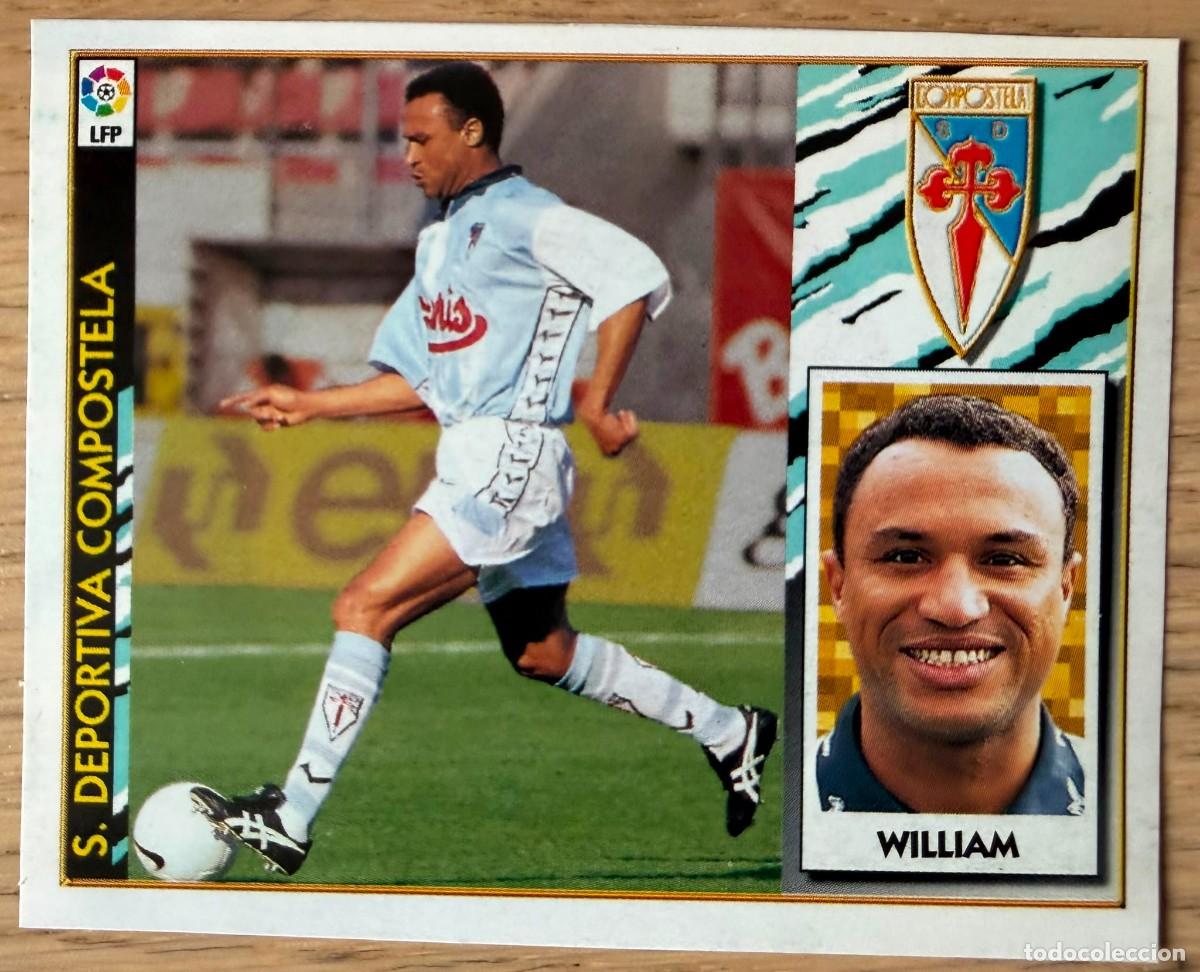 Cromos de F&uacute;tbol: WILLIAM COMPOSTELA 97 98 1997 1998 LIGA EDICIONES ESTE RECORTADO STICKER