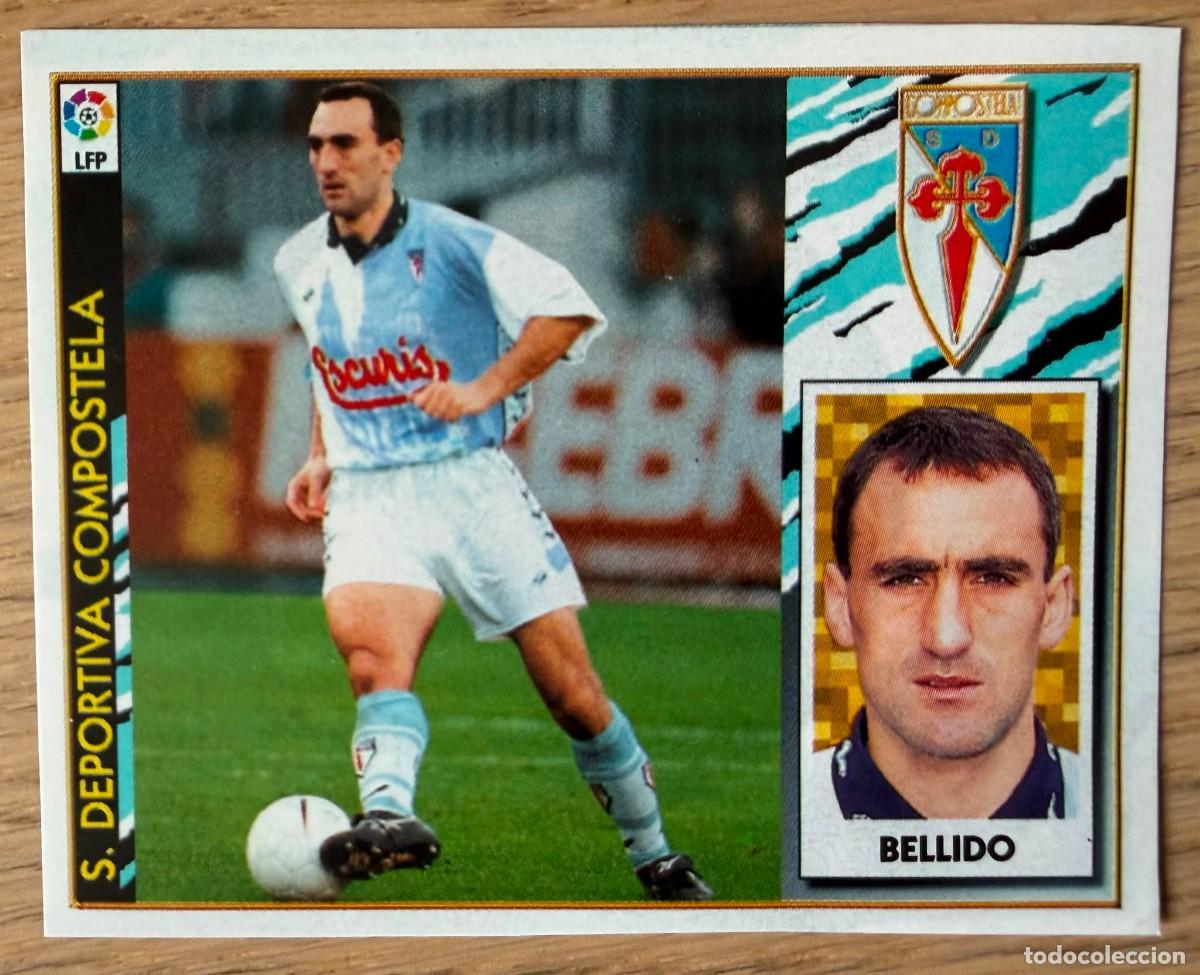Figurine di Calcio: BELLIDO COMPOSTELA 97 98 1997 1998 LIGA EDICIONES ESTE RECORTADO STICKER