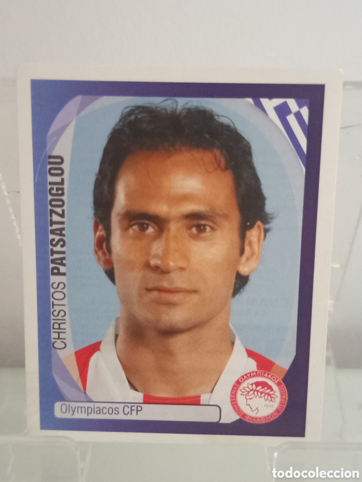 Figurine di Calcio: ❇️ CROMO ⚽ PATSATZOGLOU OLYMPIACOS 317 2007 2008 07 08 UEFA CHAMPIONS LEAGUE PANINI SIN PEGAR ❇️