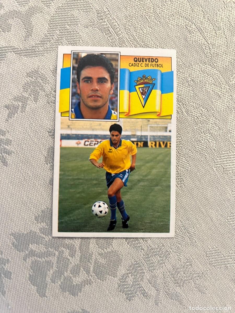 Figurine di Calcio: QUEVEDO C&Aacute;DIZ NUEVO EDICIONES ESTE 1990/91 90-91
