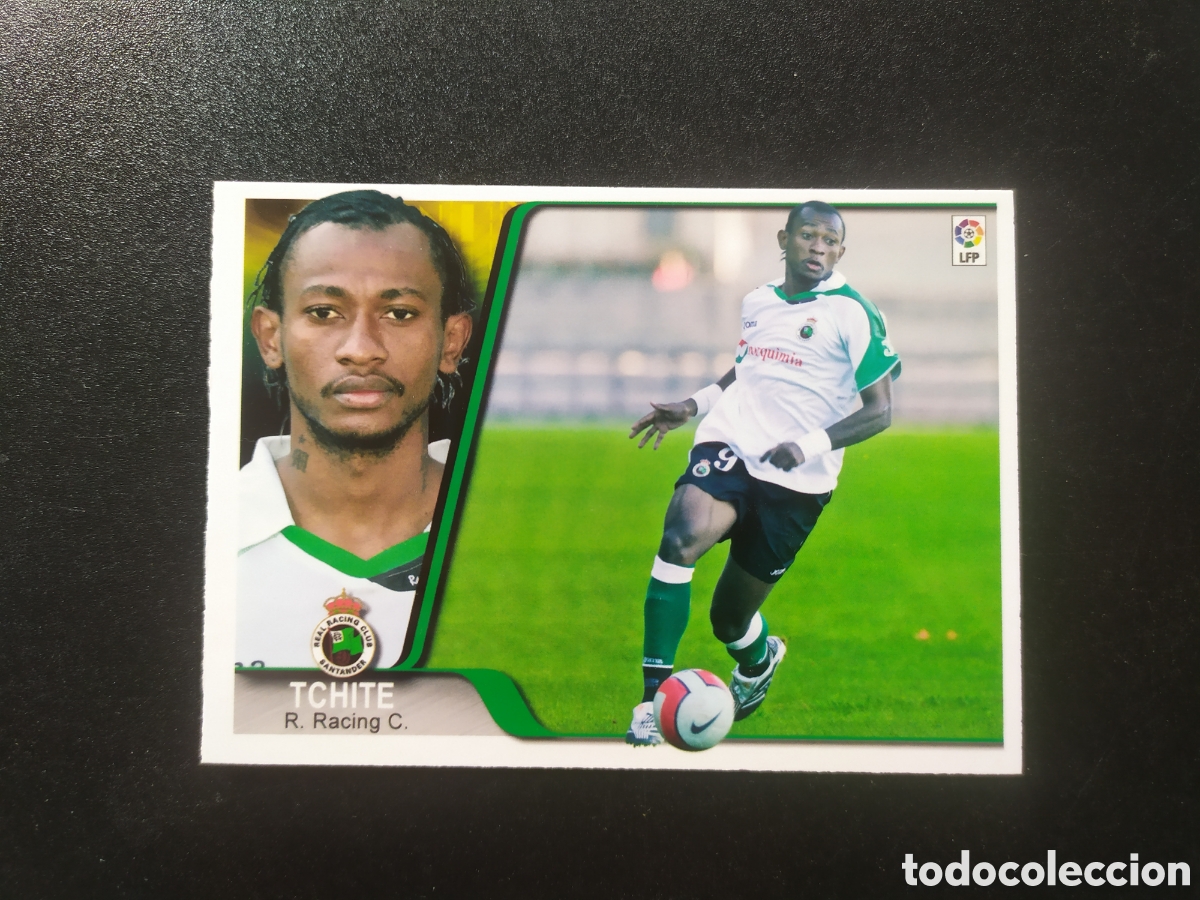 Figurine di Calcio: Mundicromo ediciones estadio 2007 2008 07 08 Tchite n&deg; 180 Racing Santander