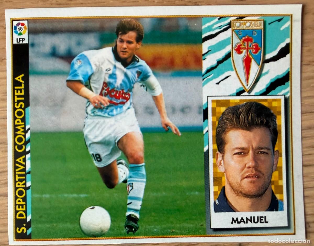 Cartes &agrave; collectionner de Football: MANUEL COMPOSTELA 97 98 1997 1998 LIGA EDICIONES ESTE RECORTADO STICKER