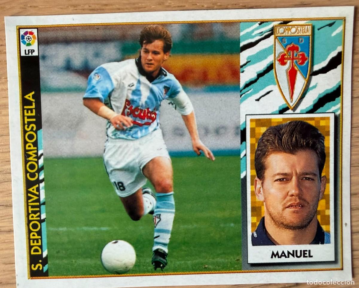 Cartes &agrave; collectionner de Football: MANUEL COMPOSTELA 97 98 1997 1998 LIGA EDICIONES ESTE RECORTADO STICKER