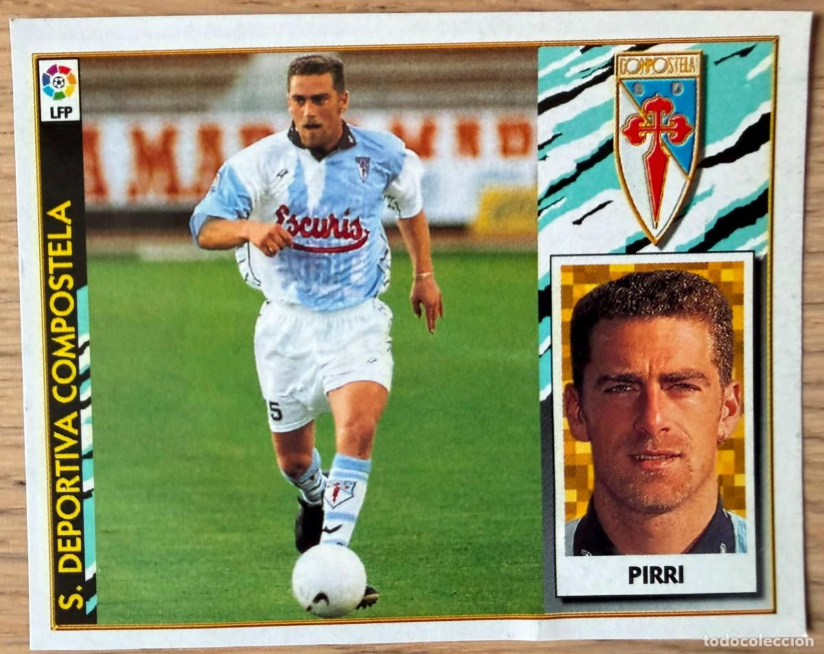 Cartes &agrave; collectionner de Football: PIRRI COMPOSTELA 97 98 1997 1998 LIGA EDICIONES ESTE RECORTADO STICKER